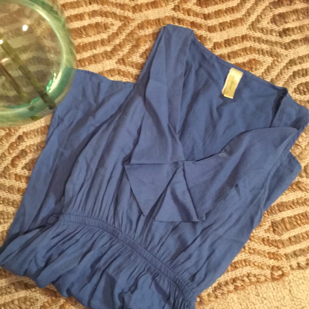 Tailored cerulean dress